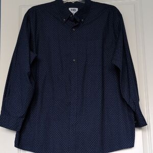 DXL HB Men's Navy Blue Shirt In 2XL